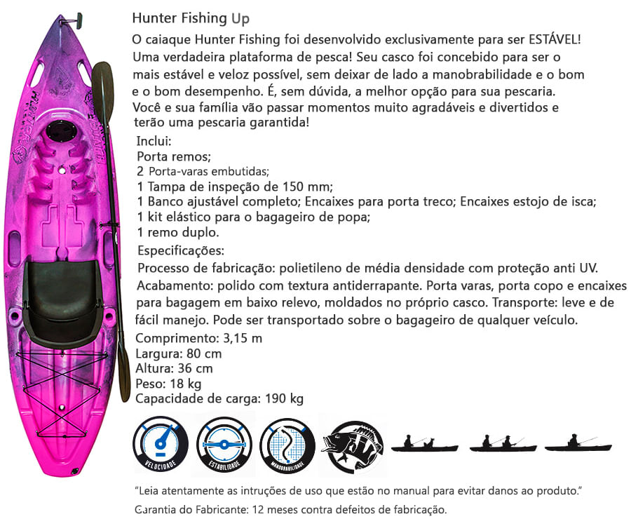 caiaque-hunter-fishing-brudden