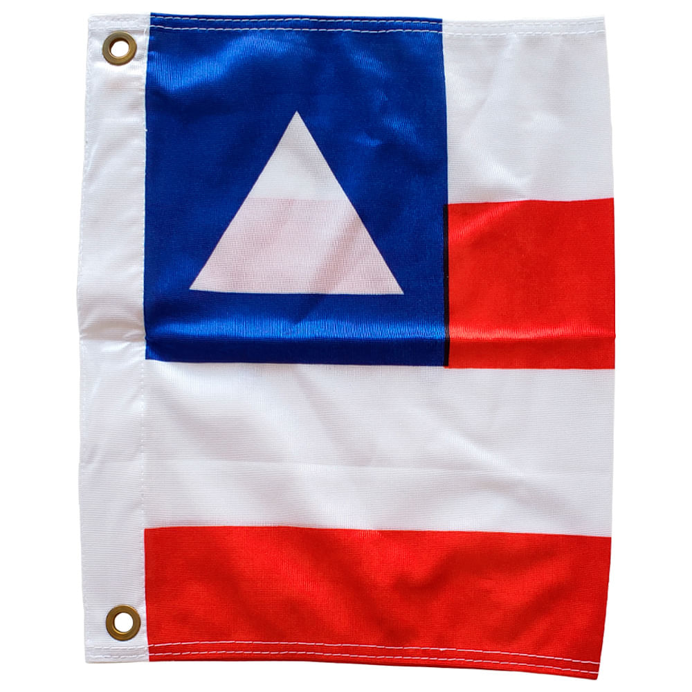 Bandeira Estado Bahia Para Embarcação Com 33x47 cm Regatta